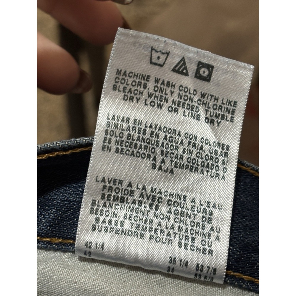 Wrangler 20X Men's Jeans 40x34 Blue Denim Straight Leg Western Cowboy Cotton - Picture 7 of 7